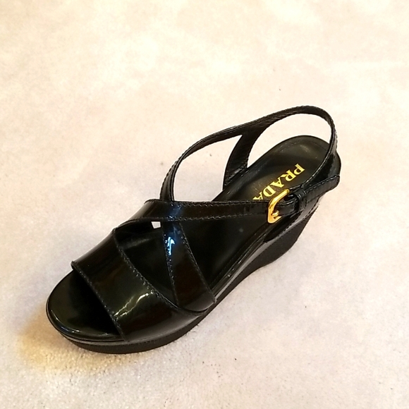 Prada Wedge Sandals - Picture 1 of 6
